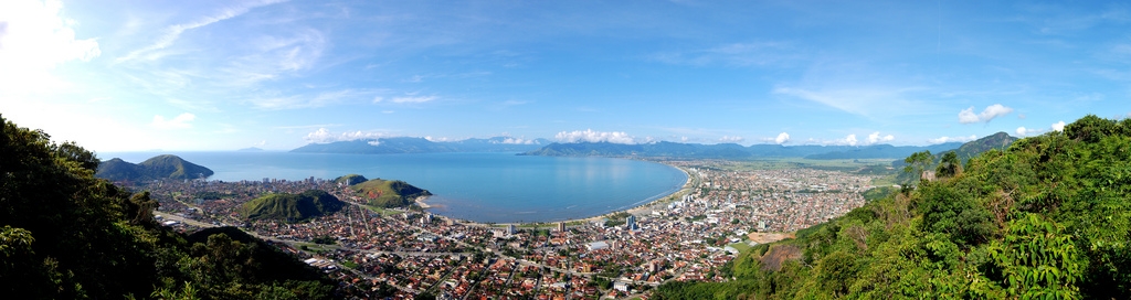 Vista da Cidade de Caraguatatuba.